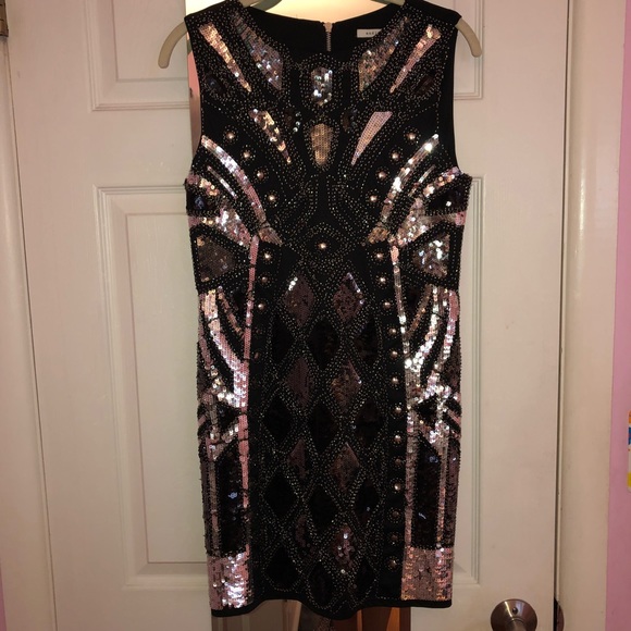 Endless Rose Dresses & Skirts - NEVER WORN W/ TAGS Black & silver sequined dress